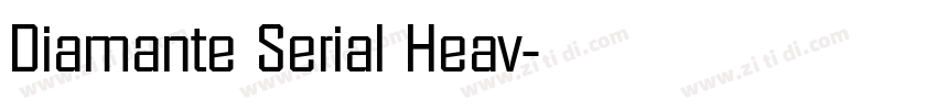 Diamante Serial Heav字体转换 Diamante Serial Heav字体转换